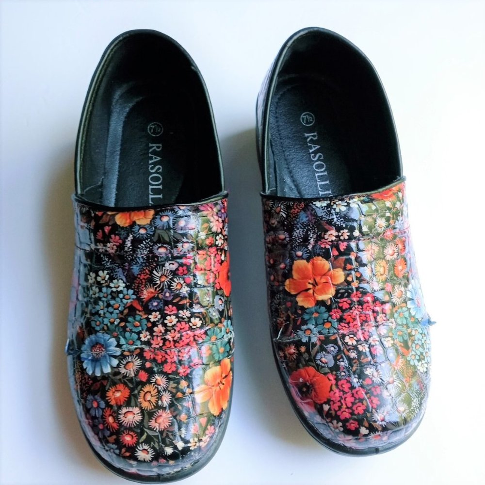 Rasolli Floral Mules